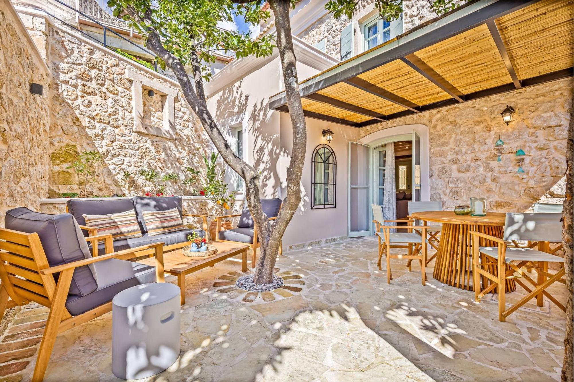 Courtyard Cottage Corfu Lakones Ngoại thất bức ảnh